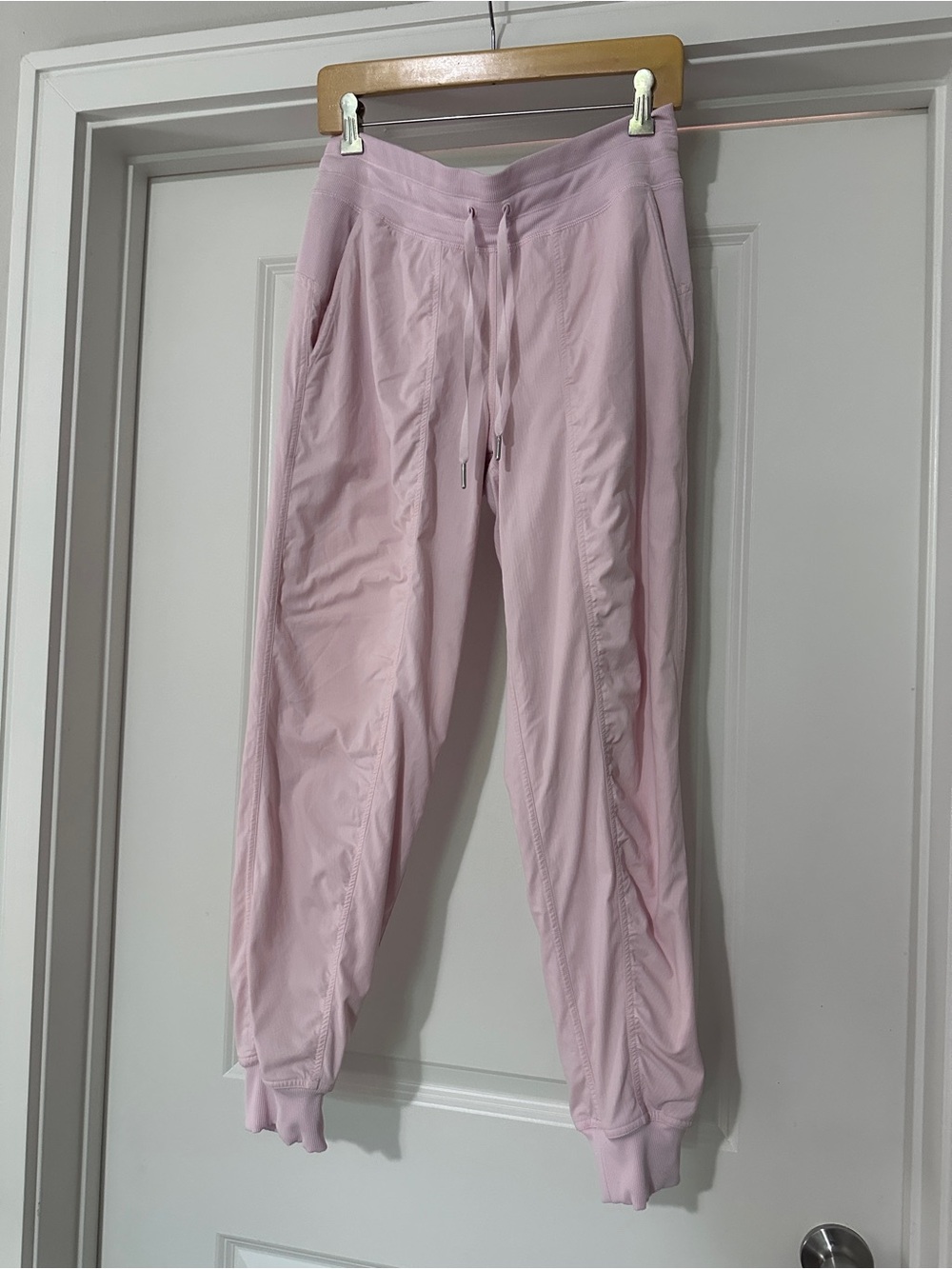 Lululemon baby pink joggers. Size 8